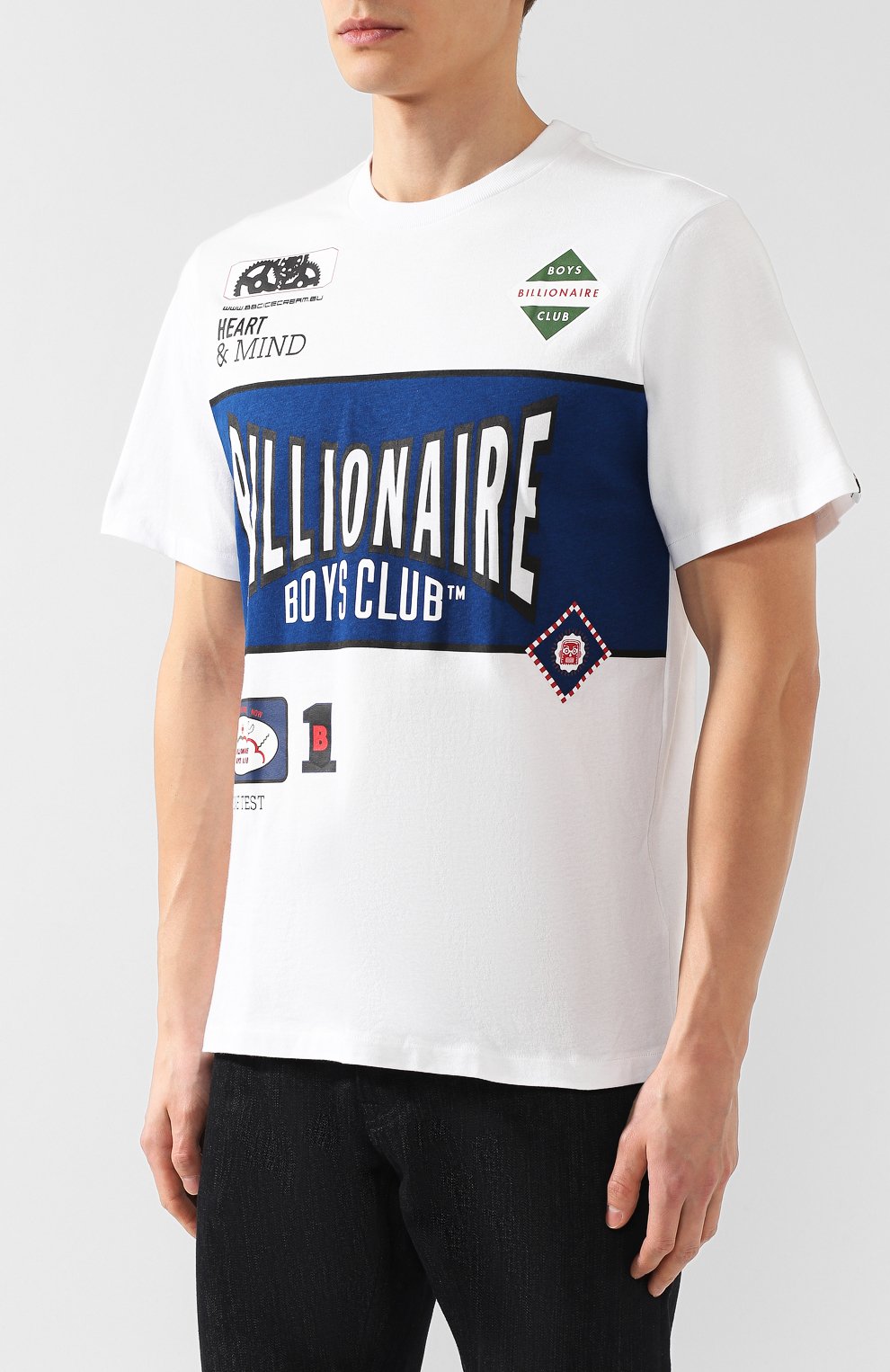 Хлопковая футболка BILLIONAIRE BOYS CLUB, арт. B18454, фото 3