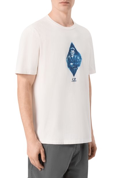 Хлопковая футболка C.P. COMPANY, арт. 20CMTS266A/110656W, фото 3
