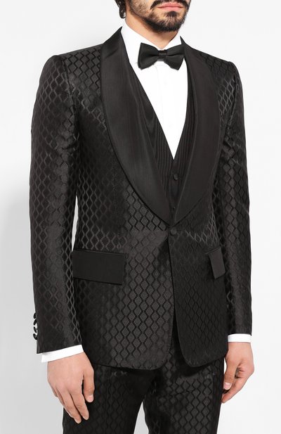 Шелковый смокинг-тройка DOLCE & GABBANA, арт. GK9GMT/FJ1GR, фото 4