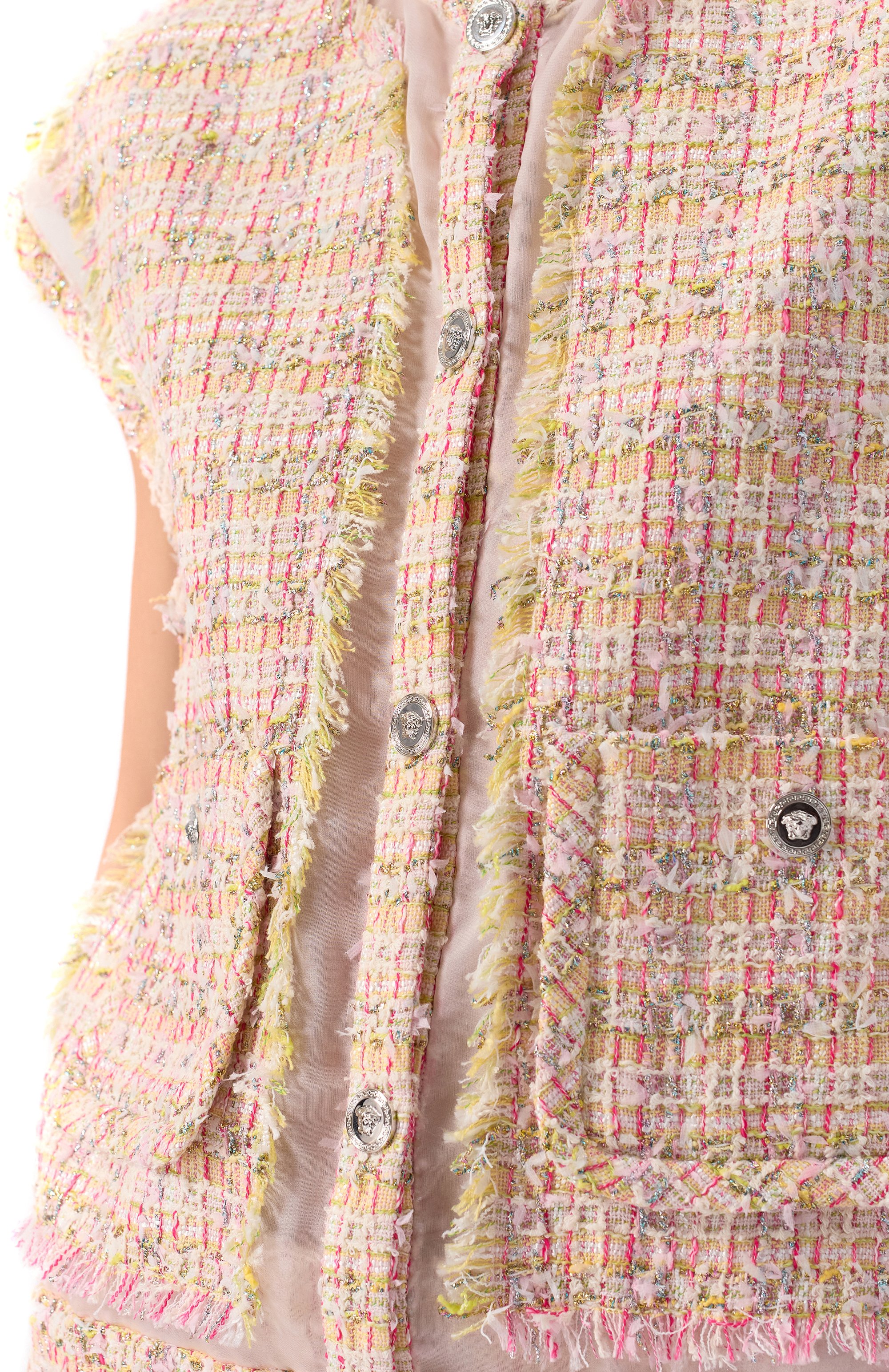 Твидовый жилет VERSACE, арт. 1018634/1A13465, фото 5