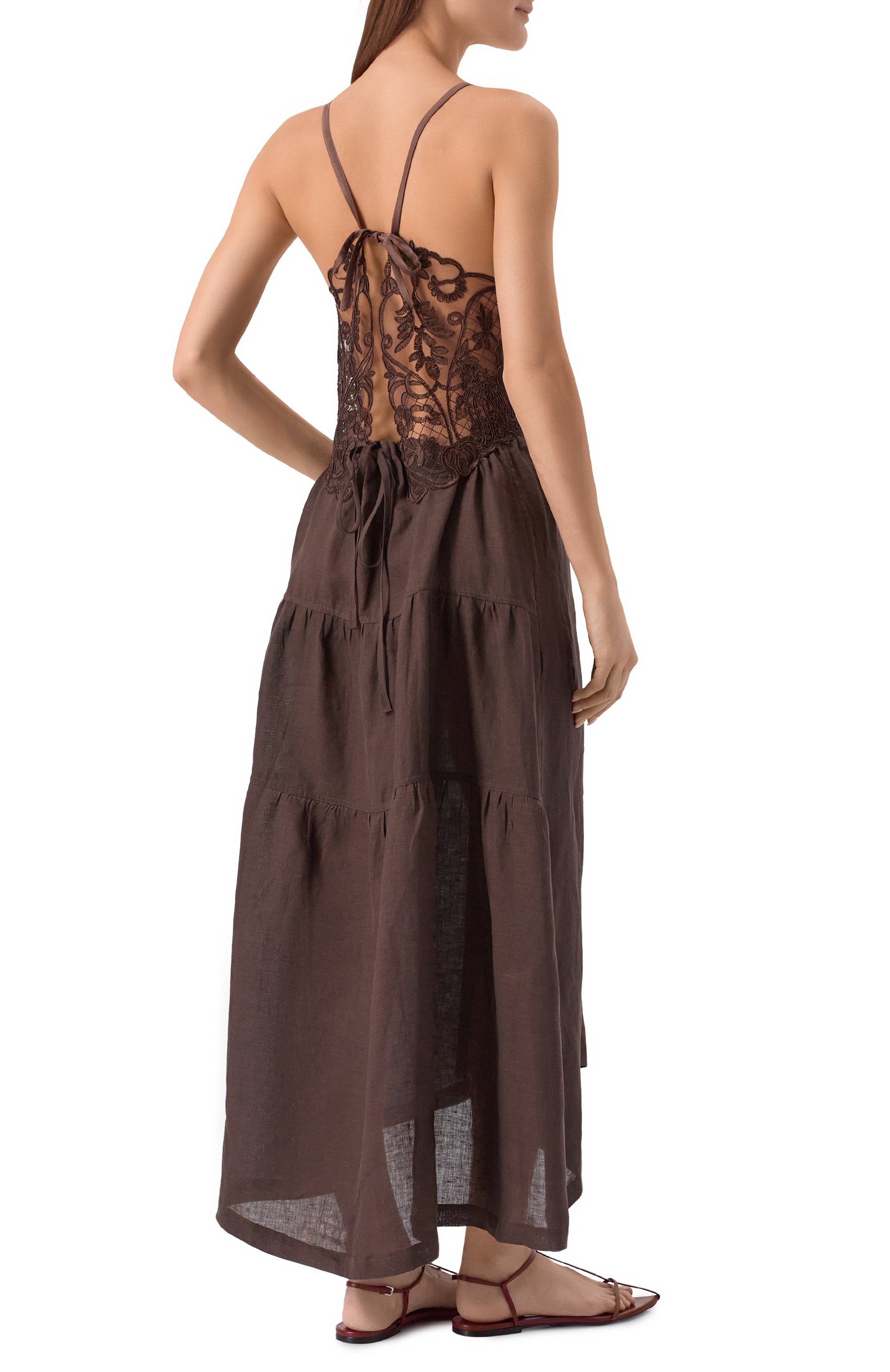 Платье изо льна и вискозы MAURIZIO, арт. W06170781, фото 3