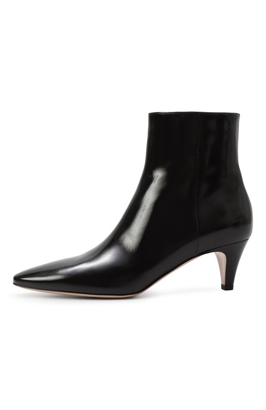 Кожаные ботильоны Gianvito Rossi G72976.55RIC.NUINER0 Чёрный  G72976.55RIC.NUINER0 Фото 4