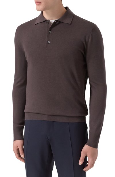 Шерстяное поло CANALI, арт. C0017/MK01149, фото 3