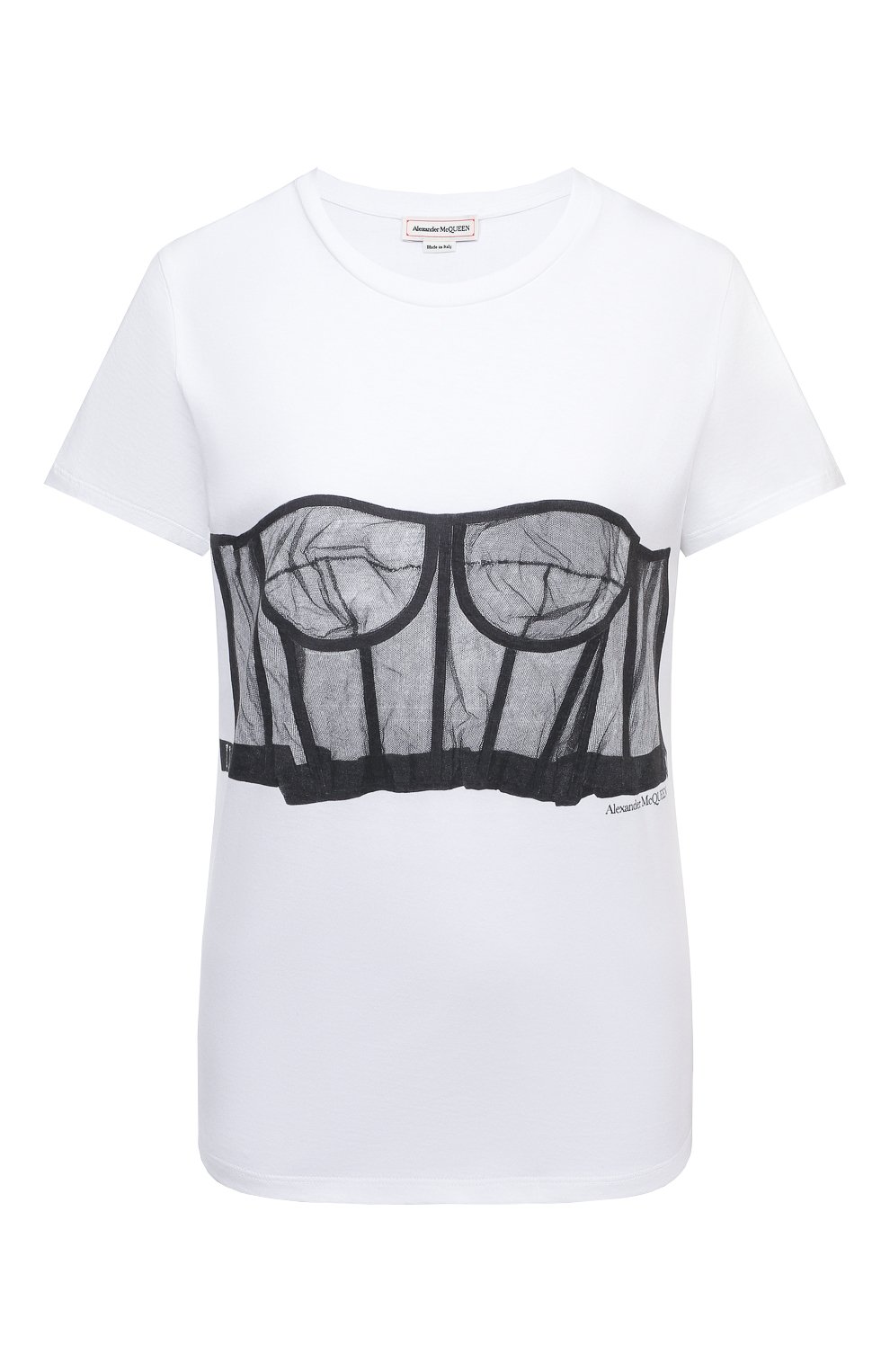 Хлопковая футболка ALEXANDER MCQUEEN, арт. 659740/QZAC5, фото 1