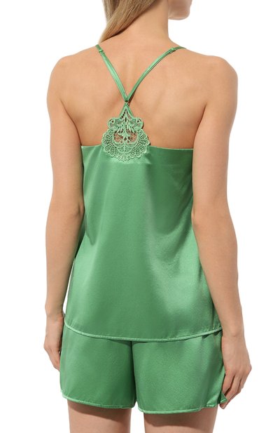 Хлопковая пижама LISE CHARMEL зеленого цвета по цене 53020 руб., арт. ALC4088-ALC0188, фото 4 Хлопковая пижама LISE CHARMEL, арт. ALC4088-ALC0188, фото 4