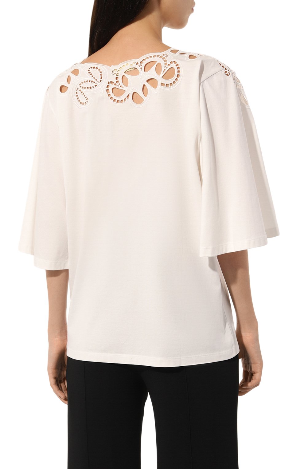 Хлопковый топ ELIE SAAB, арт. TS001, фото 4