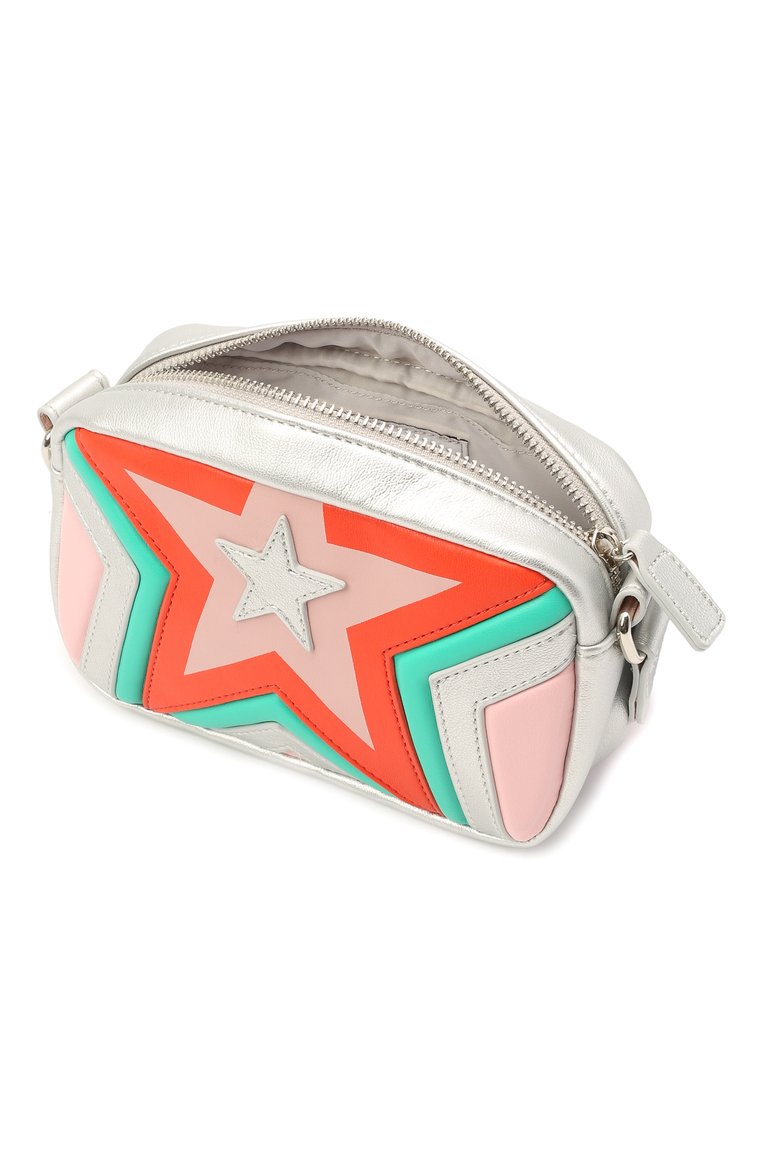 Детская сумка STELLA MCCARTNEY розового цвета, арт. 602673/SQD24 | Фото 3 (Материал: Экокожа; Региональные ограничения белый список (Axapta Mercury): RU; Материал сплава: Проста�влено; Нос: Не проставлено)