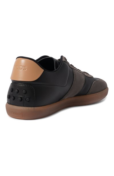 Кожаные кеды TOD’S хаки цвета по цене 77900 руб., арт. XXM68C0KP40/RZZ, фото 4 Кожаные кеды TOD’S, арт. XXM68C0KP40/RZZ, фото 4