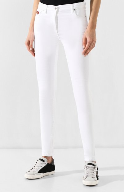 Джинсы-скинни KENZO белого цвета по цене 31950 руб., арт. 2PA2706EL, фото 3 Джинсы-скинни KENZO, арт. 2PA2706EL, фото 3