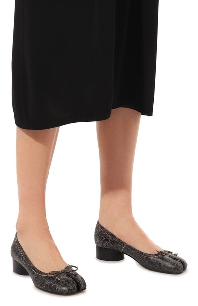 Кожаные туфли tabi MAISON MARGIELA, арт. S58WZ0044/P5342, фото 3