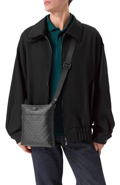 Сумка EMPORIO ARMANI черного цвета по цене 36200 руб., арт. EM001688/AF14774, фото 2 Сумка EMPORIO ARMANI, арт. EM001688/AF14774, фото 2