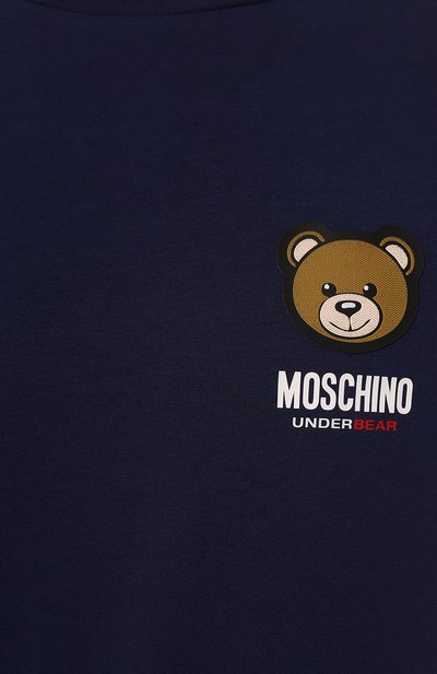 Хлопковая футболка MOSCHINO, арт. A0788/4410, фото 5