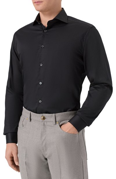 Хлопковая сорочка CORNELIANI, арт. 26P002-2611460, фото 3