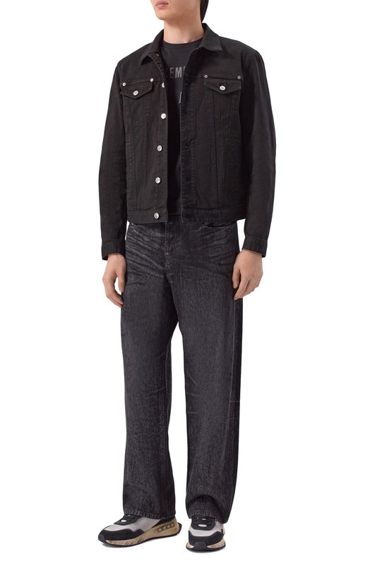 Хлопковая футболка Dirk Bikkembergs BMT1584 Чёрный  BMT1584 Фото 2