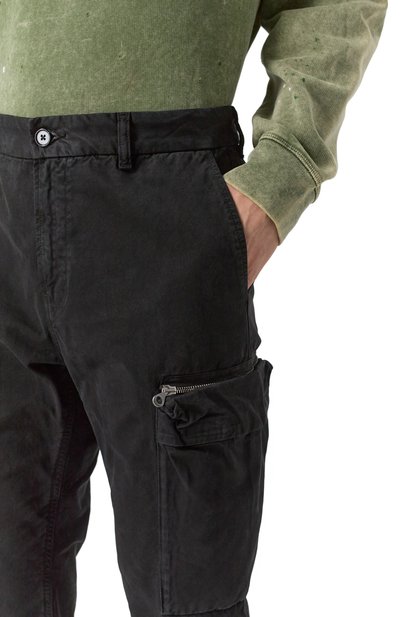 Хлопковые брюки-карго DIESEL, арт. A15492/0NKBM, фото 5