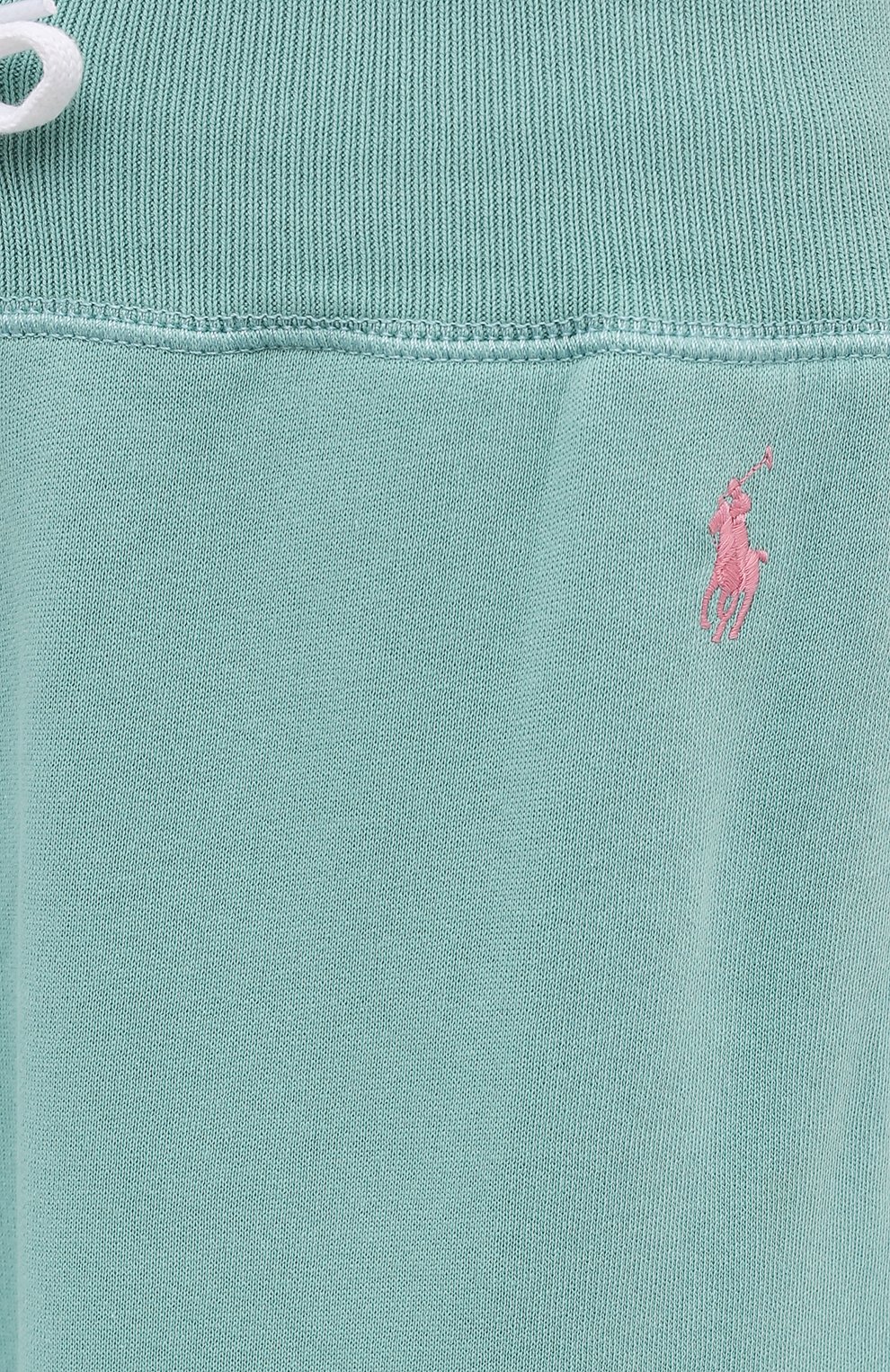 Хлопковые джоггеры POLO RALPH LAUREN мятного цвета по цене 16500 руб., арт. 211794397, фото 5 Хлопковые джоггеры POLO RALPH LAUREN, арт. 211794397, фото 5