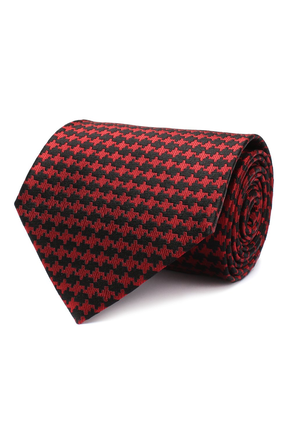 Шелковый галстук TOM FORD красного цвета по цене 24950 руб., арт. 5TF45/XTF, фото 1 Шелковый галстук TOM FORD, арт. 5TF45/XTF, фото 1