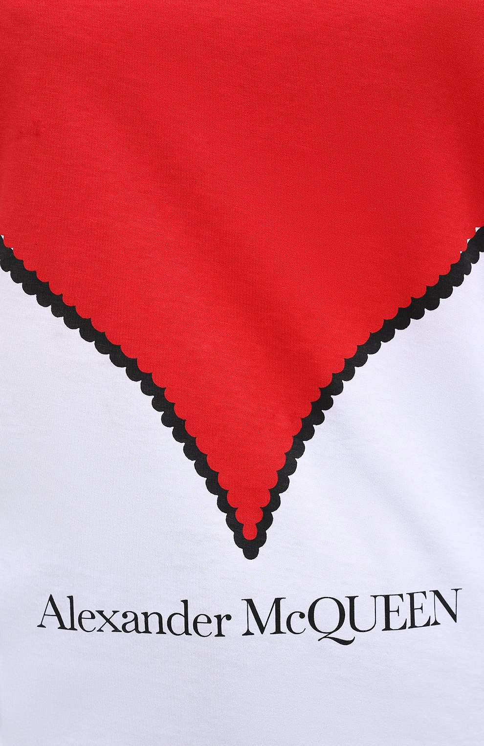 Хлопковая футболка ALEXANDER MCQUEEN, арт. 642485/QZACA, фото 5