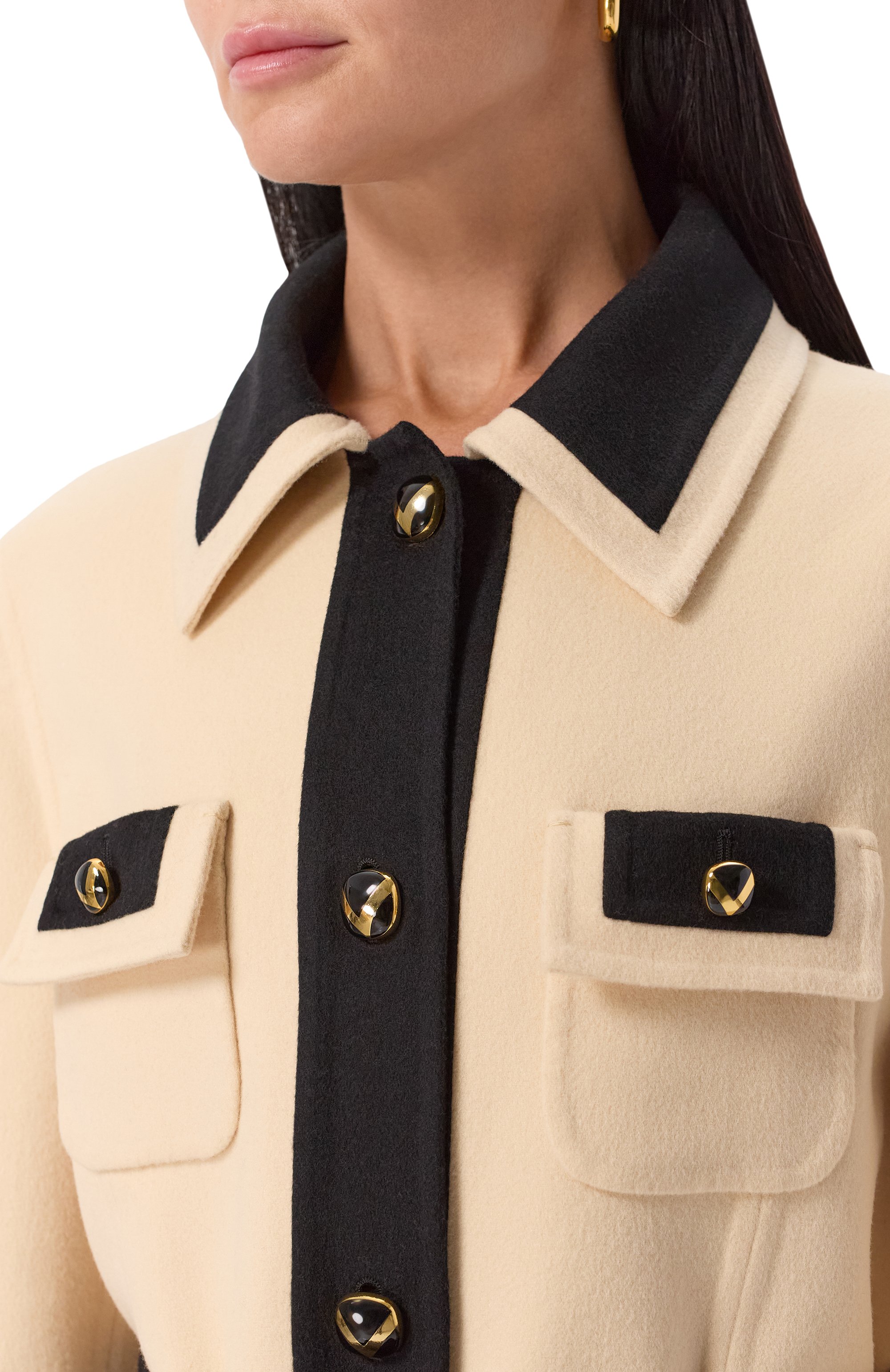 Пальто из шерсти и кашемира VALENTINO, арт. 7B3CA7S0/6JA, фото 5