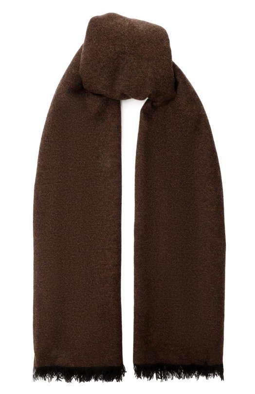 Кашемировый шарф Kiton USCIACK0255H12 Коричневый USCIACK0255H12