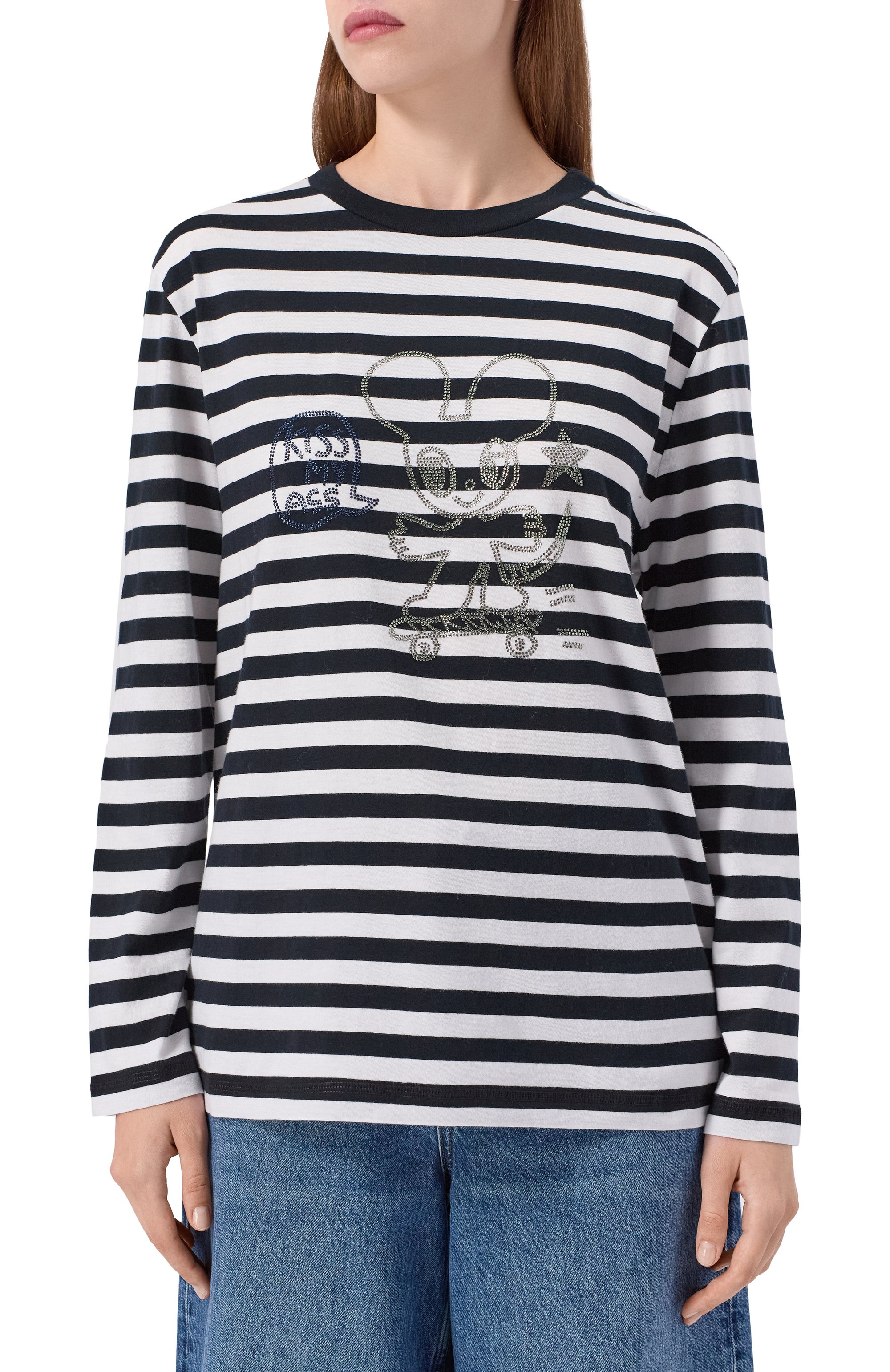 Хлопковый лонгслив ZADIG AND VOLTAIRE, арт. JWTS02839, фото 3