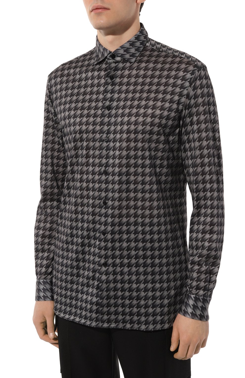 Хлопковая рубашка ZILLI, арт. CLAF01ZS8RF01ZSG18266, фото 3