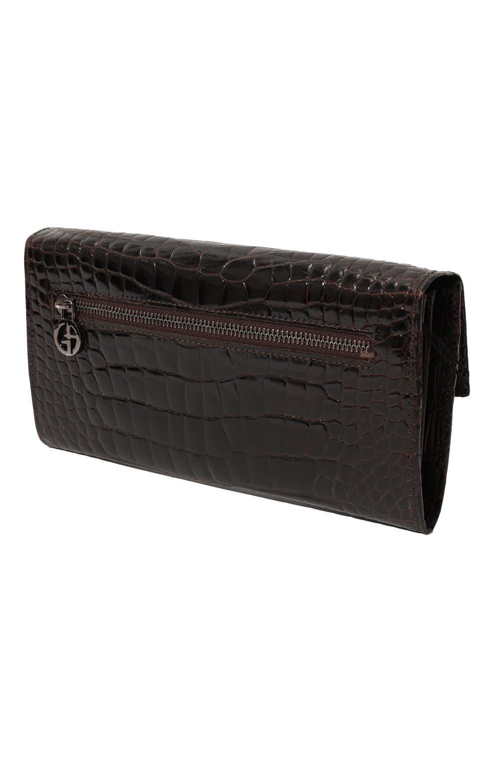 Кошелек из кожи крокодила GIORGIO ARMANI, арт. YGW429/YC404, фото 2