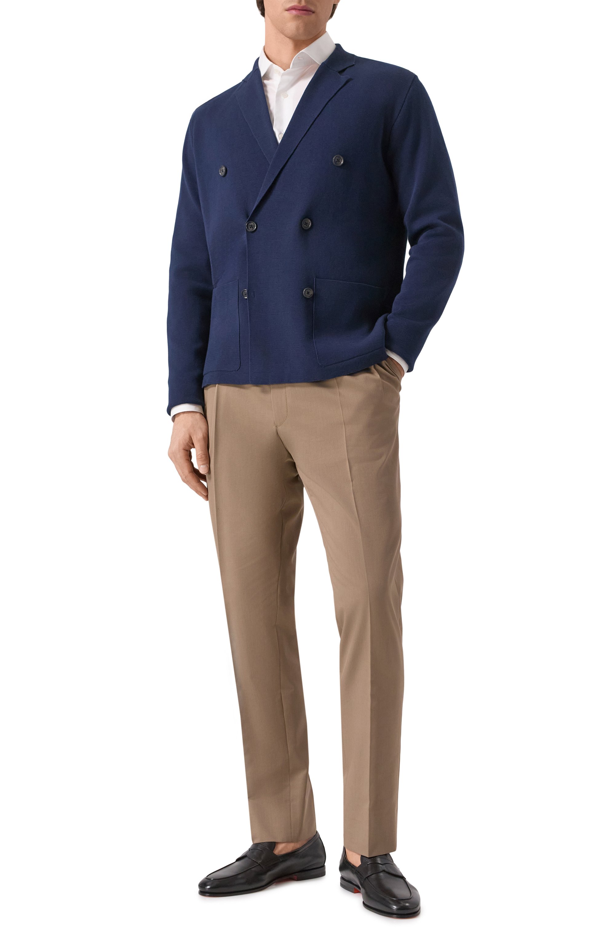 Хлопковый пиджак CORNELIANI, арт. 25M594-2525155, фото 2