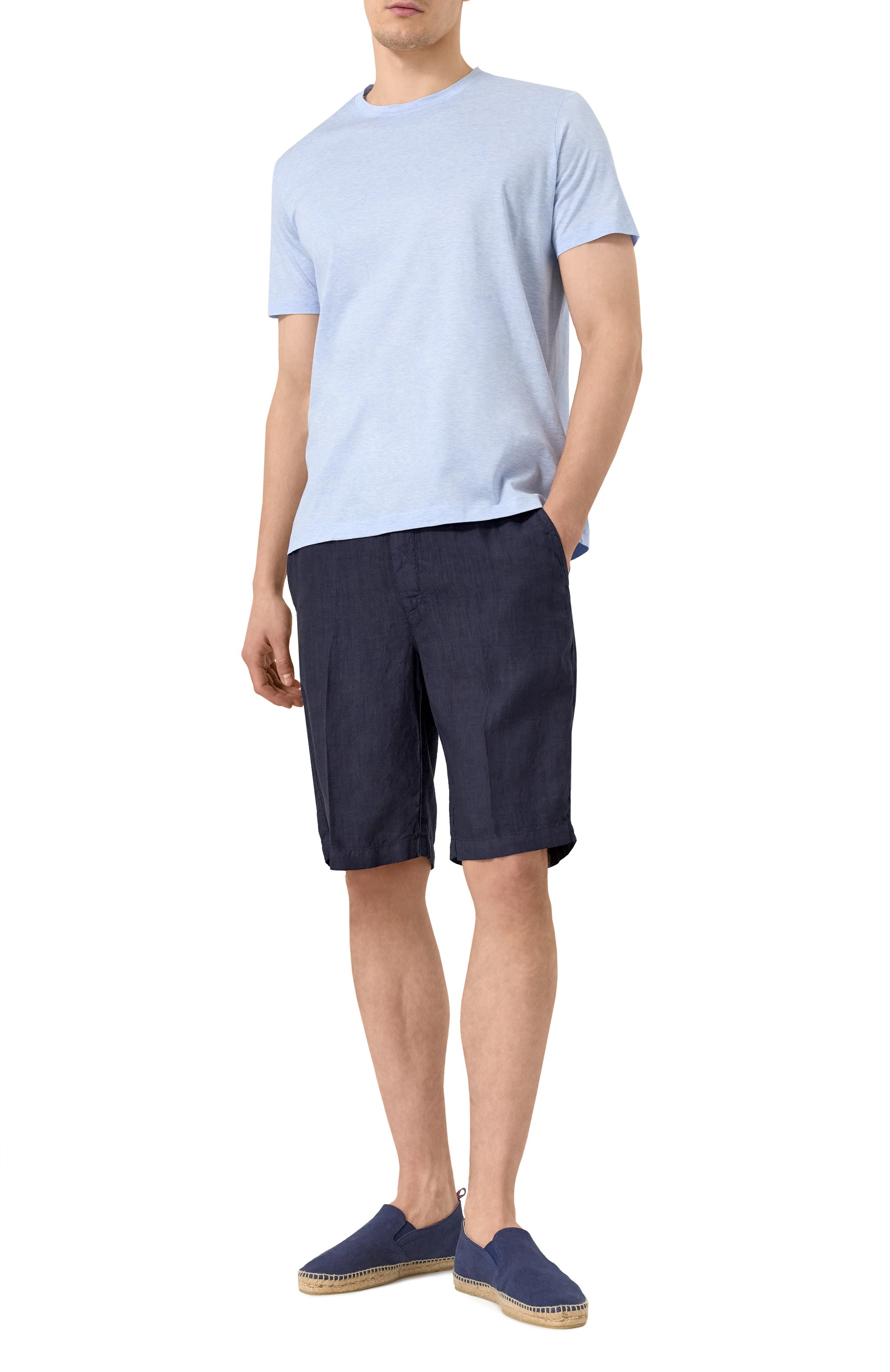 Льняные шорты 120% LINO, арт. 32ALIM2137/0253/S00, фото 2