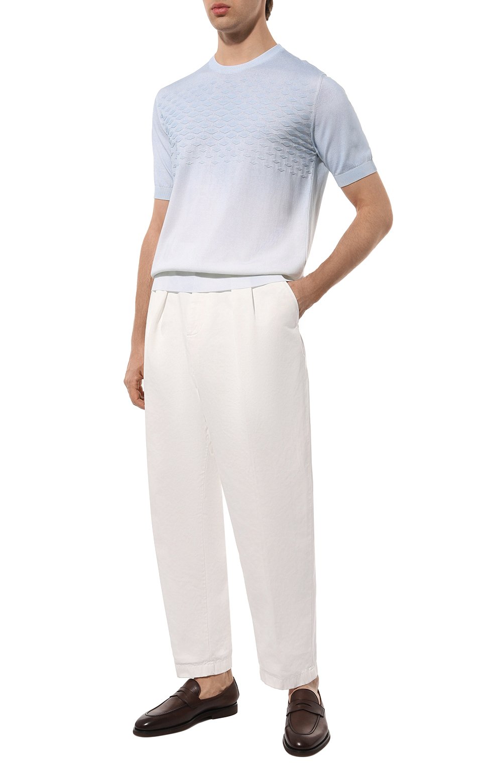 Джемпер из шелка и хлопка ZILLI, арт. KRN002M0145VCAS00, фото 2