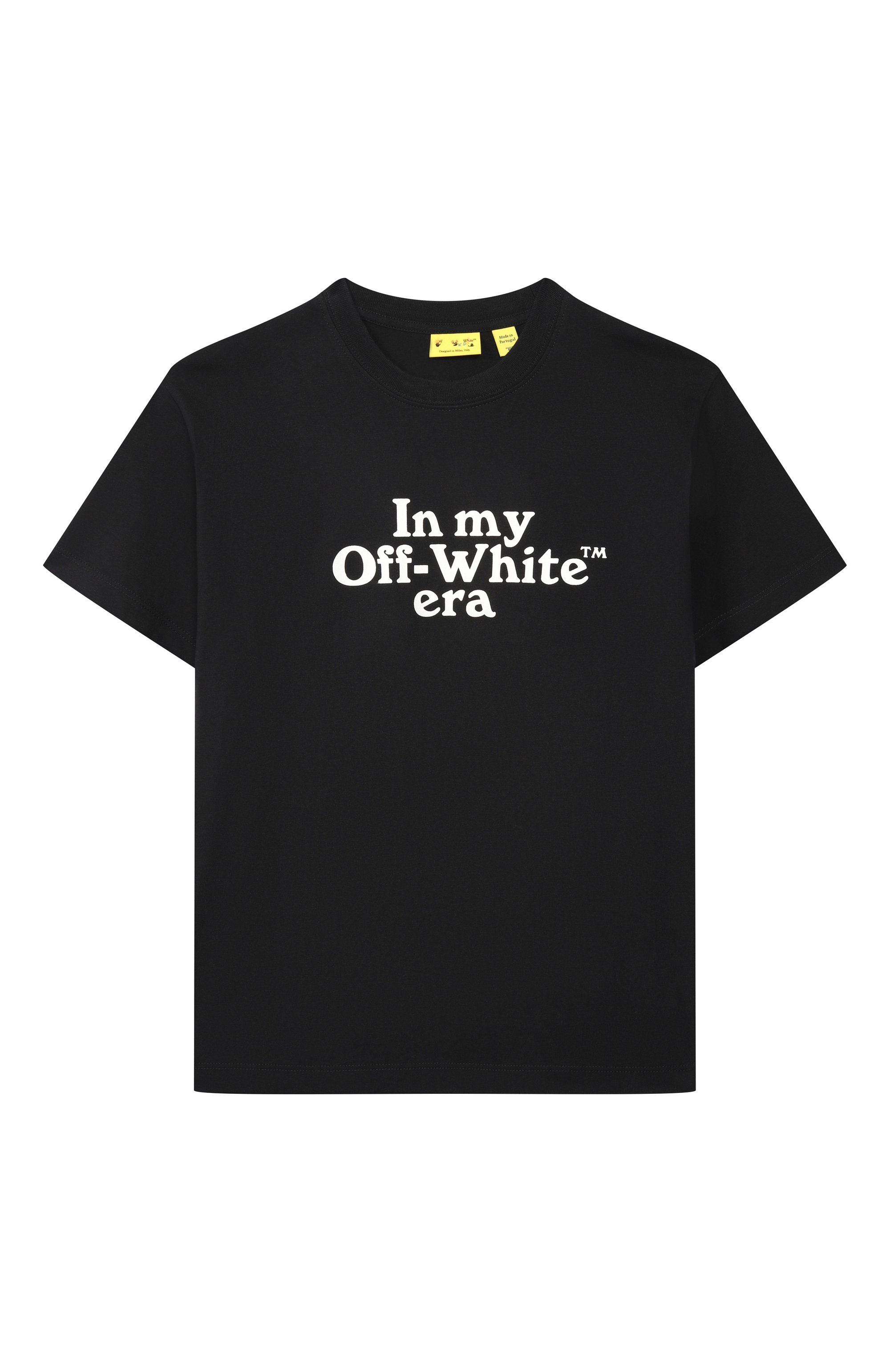 Хлопковая футболка OFF-WHITE, арт. 0BAA002S26JER007_001, фото 1