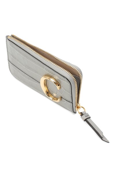 Кожаный футляр для кредитных карт CHLOÉ, арт. CHC19UP059A87, фото 3