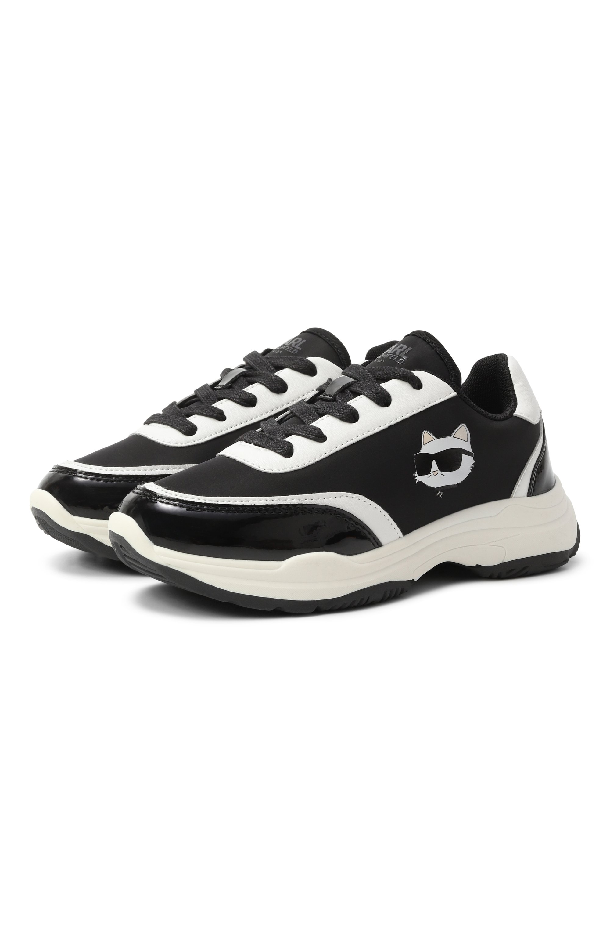 Комбинированные кроссовки KARL LAGERFELD KIDS, арт. Z30309/30-35, фото 1