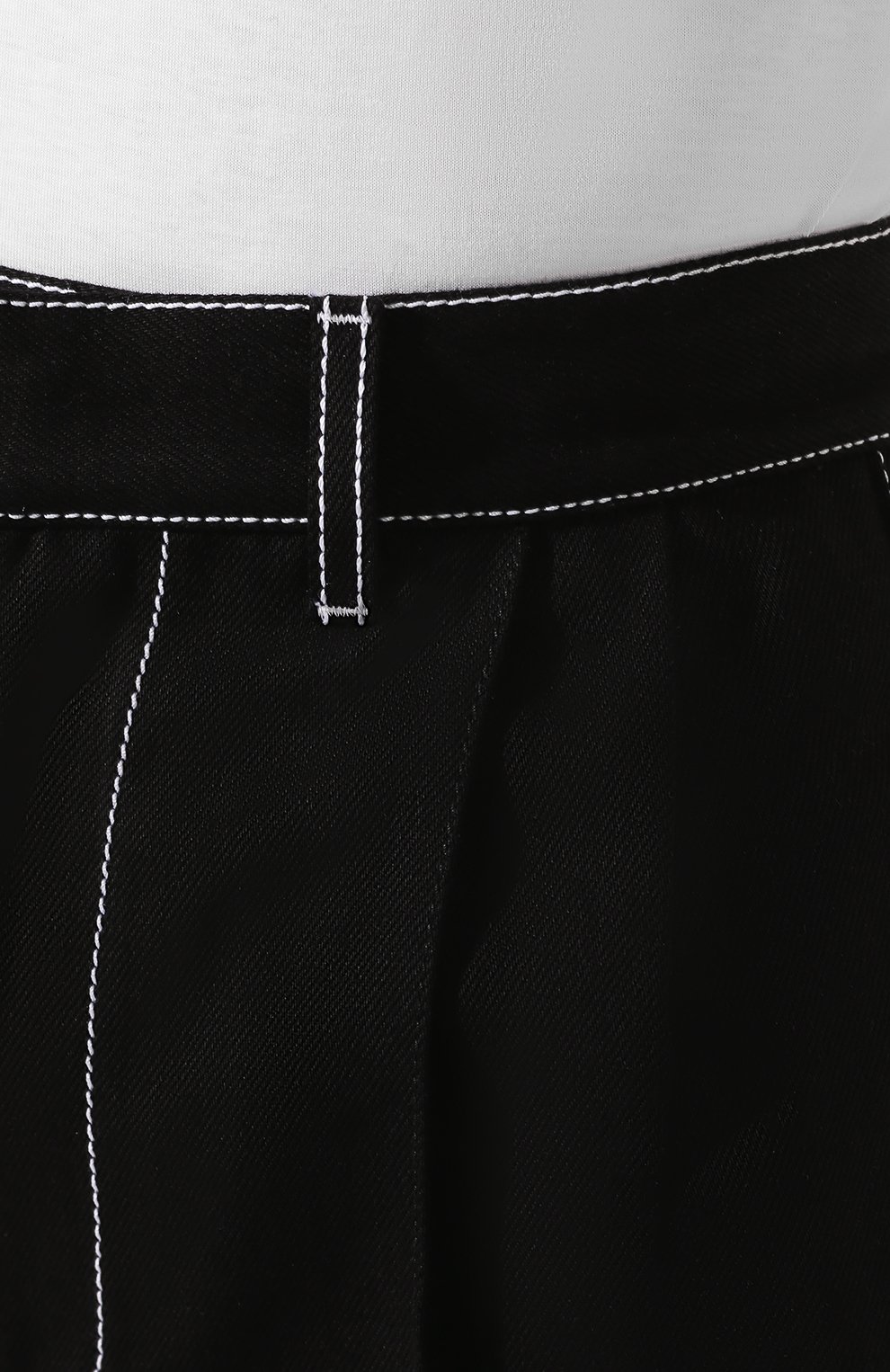 Джинсы ALEXANDER MCQUEEN черного цвета по цене 99500 руб., арт. 610539/QMAAM, фото 5 Джинсы ALEXANDER MCQUEEN, арт. 610539/QMAAM, фото 5