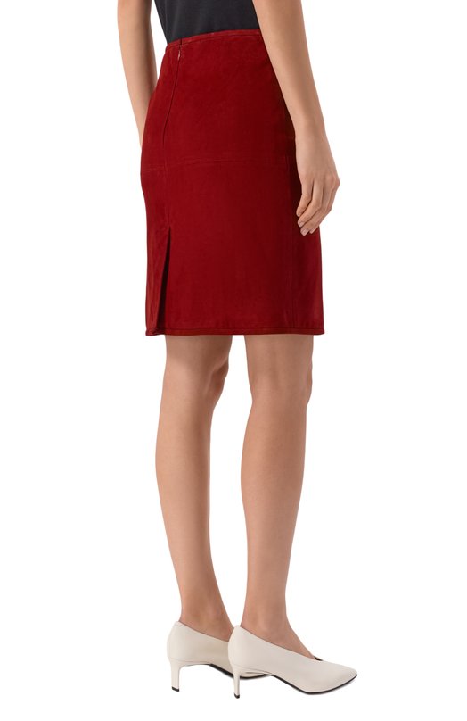 Замшевая юбка Loulou de Saison ENGEL Красный  ENGEL Фото 4