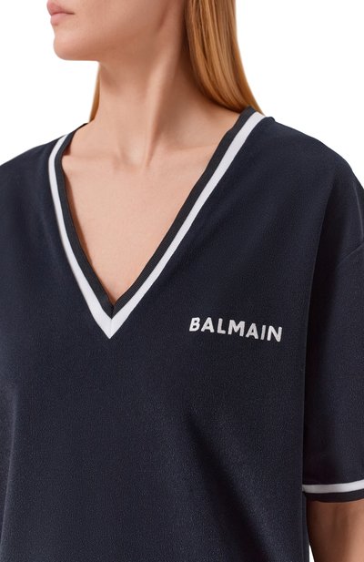 Платье BALMAIN черного цвета по цене 35400 руб., арт. BKA652540, фото 4 Платье BALMAIN, арт. BKA652540, фото 4