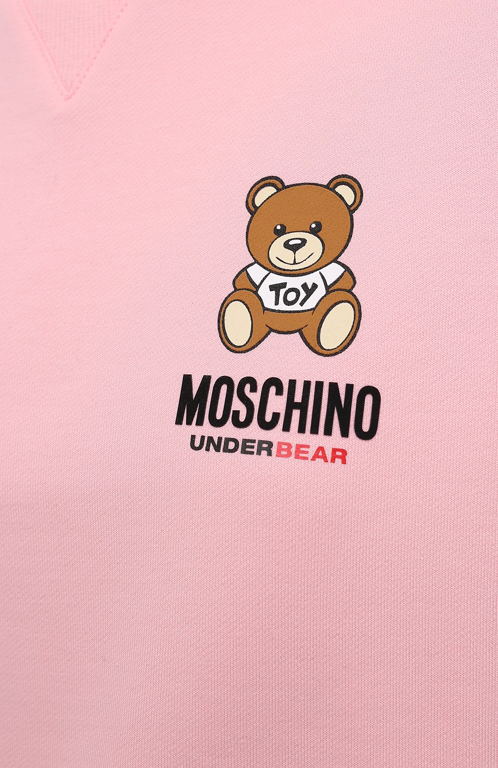 Хлопковый свитшот MOSCHINO розового цвета по цене 23400 руб., арт. A1713/9020, фото 5 Хлопковый свитшот MOSCHINO, арт. A1713/9020, фото 5