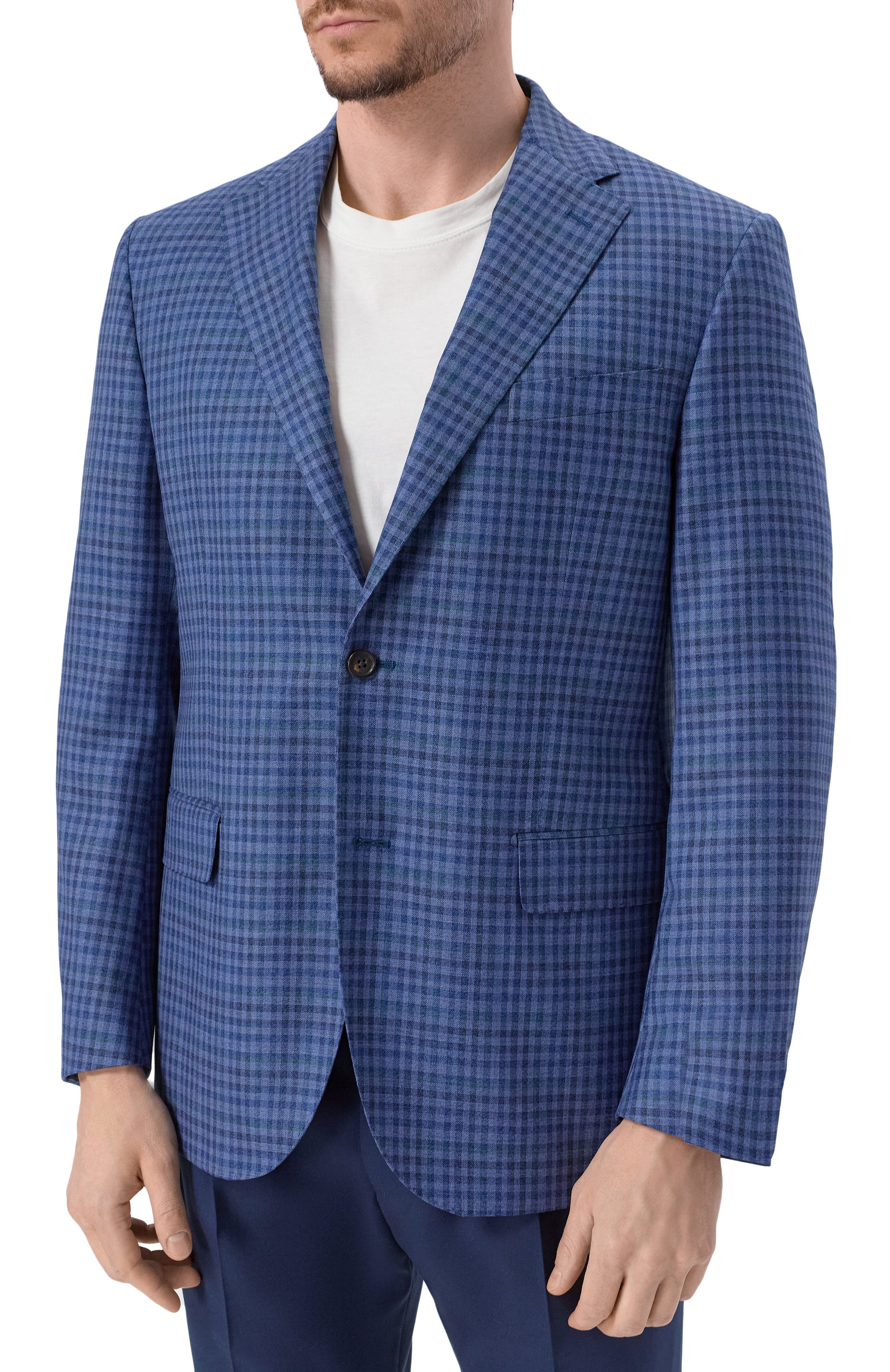 Шерстяной пиджак CORNELIANI, арт. 256008-2516388, фото 4