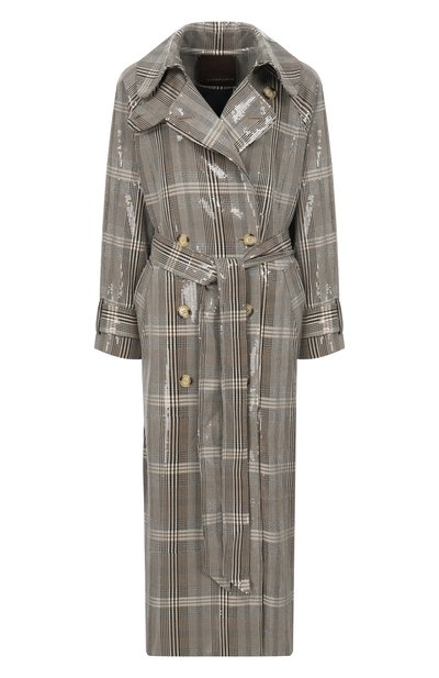 Женский тренч с отделкой пайетками CHAPURIN, арт. CT/17395/28976-М