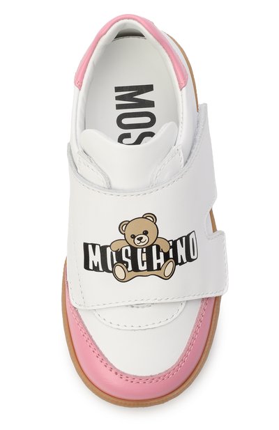 Кожаные кеды MOSCHINO, арт. 83057/VAR3, фото 4