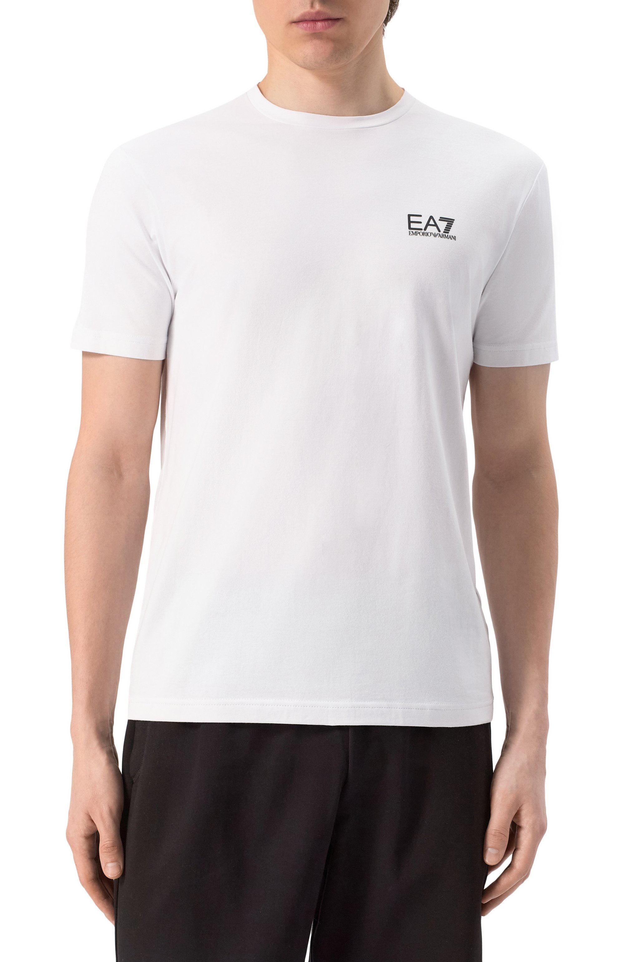 Хлопковая футболка EA7, арт. 8NPT26/PJVQZ, фото 3