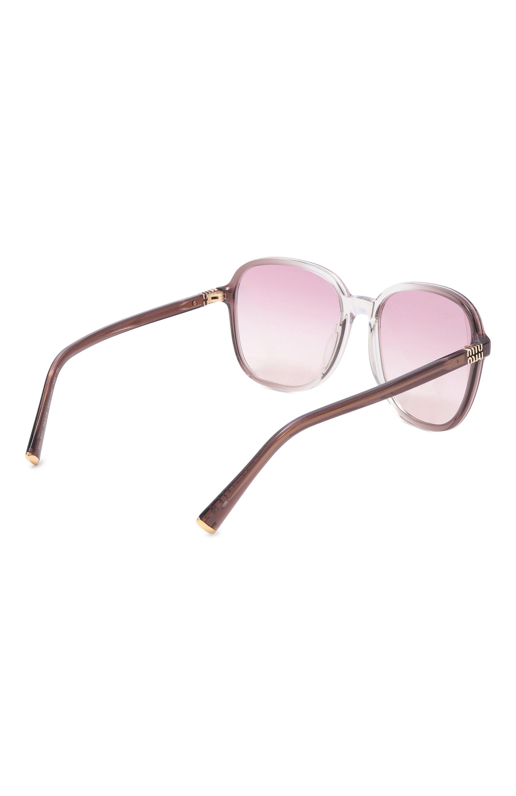 Солнцезащитные очки MIU MIU розового цвета по цене 49950 руб., арт. B01S-25G40S, фото 3 Солнцезащитные очки MIU MIU, арт. B01S-25G40S, фото 3