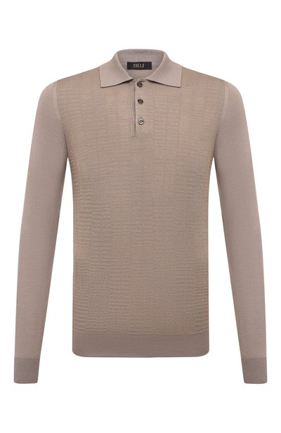Мужская поло из шерсти и шелка ZILLI, арт. KBP001M0230VSQA00