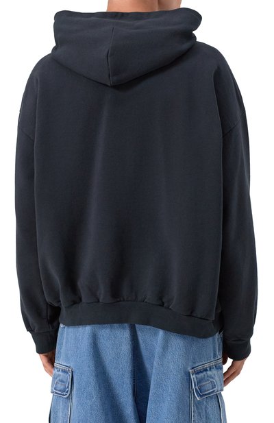 Хлопковое худи BALENCIAGA черного цвета по цене 141000 руб., арт. 767877/TSV03, фото 4 Хлопковое худи BALENCIAGA, арт. 767877/TSV03, фото 4