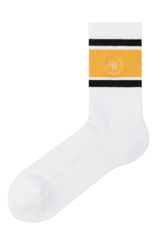 Хлопковые носки Sporty and Rich AC068622305WH43 Белый AC068622305WH43