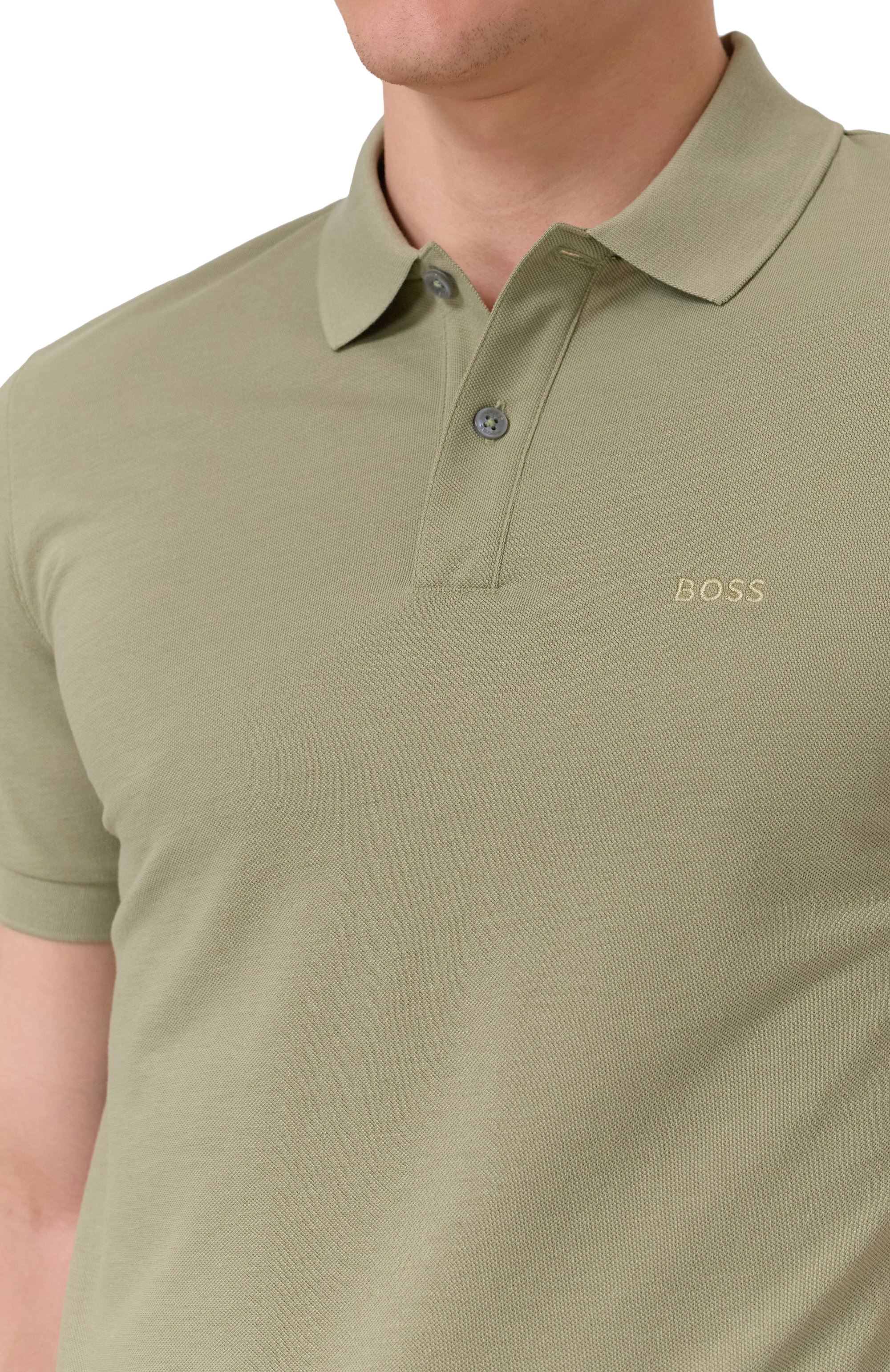 Хлопковое поло BOSS, арт. 50468362, фото 5