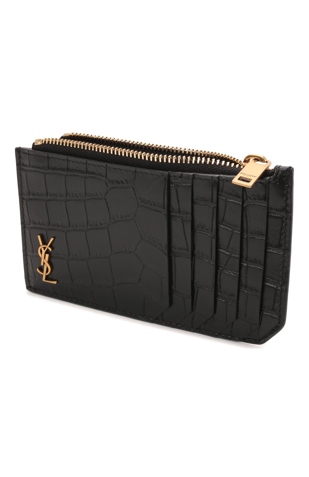 Кожаный футляр для кредитных карт SAINT LAURENT, арт. 629899/DZE0W, фото 3