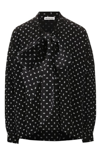 Женская шелковая блузка BALENCIAGA, арт. 482308/TFLD2