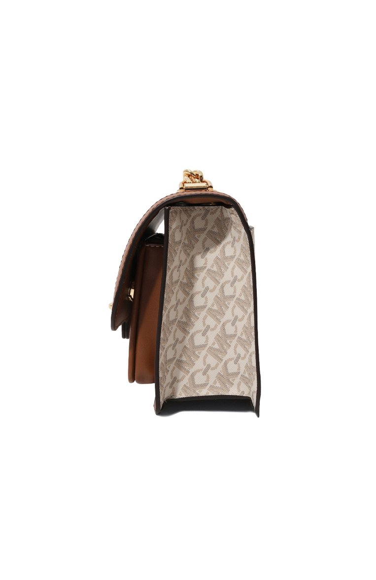 Женская сумка heather MICHAEL MICHAEL KORS кремового цвета, арт. 30R4G7HL3B | Фото 4 (Размер: small; Ремень/цепочка: На ремешке; Материал: Экокожа)