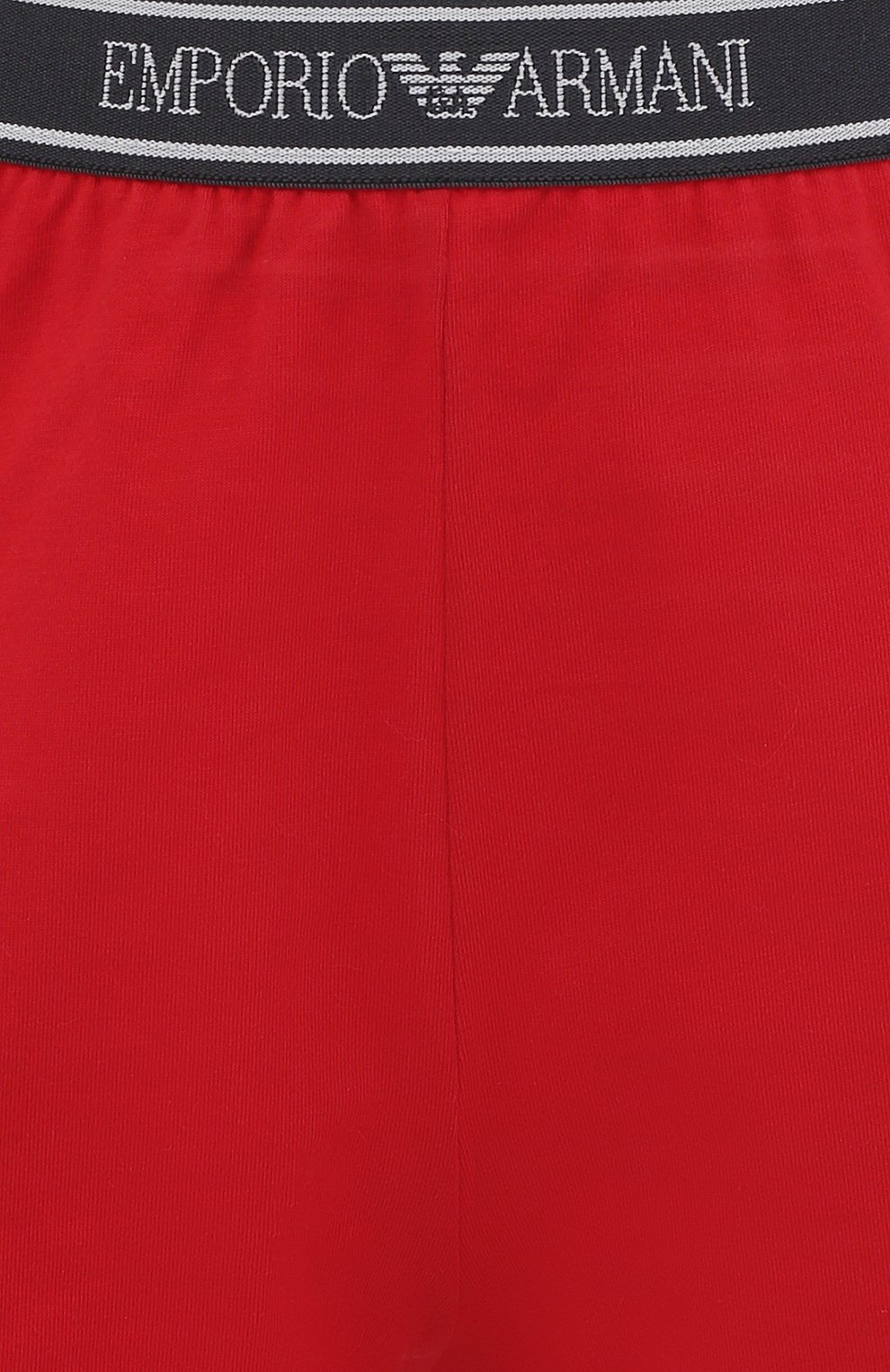 Хлопковые мини-шорты с эластичным поясом EMPORIO ARMANI, арт. 164077/8P317, фото 5